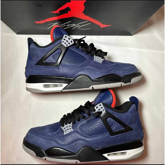 Size 11 - Nike Air Jordan 4 Retro Winter Loyal Blue Men\'s Shoes Ships Now main image 8
